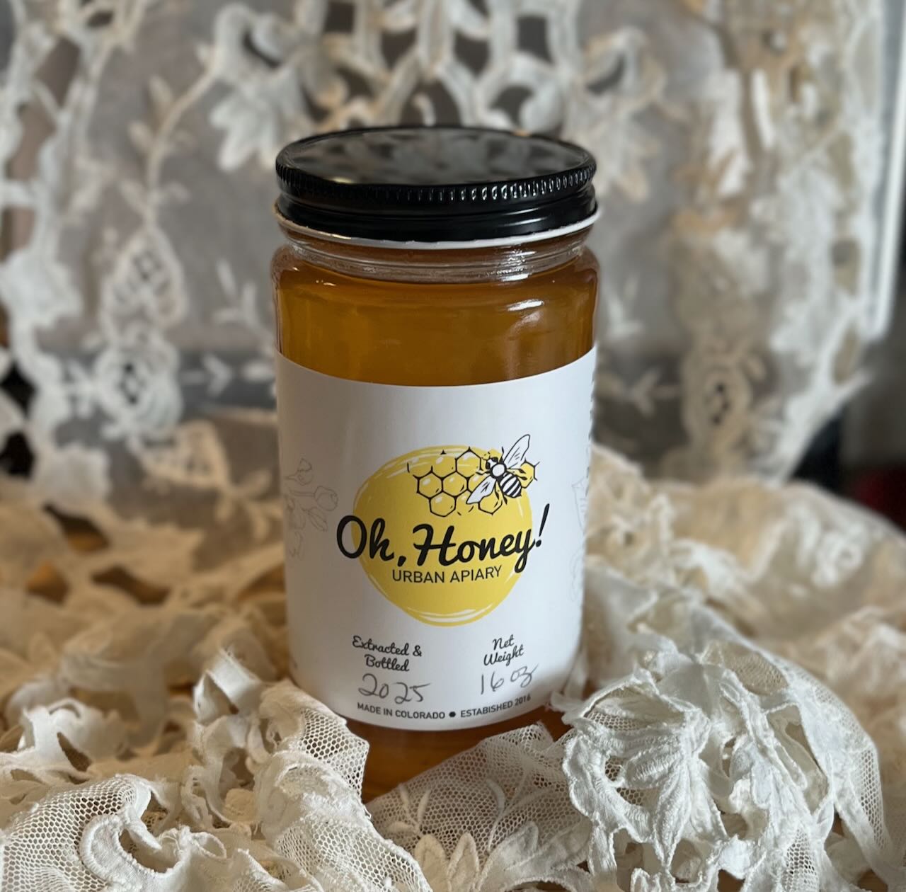 Large Jar of Colorado Honey – Oh, Honey!